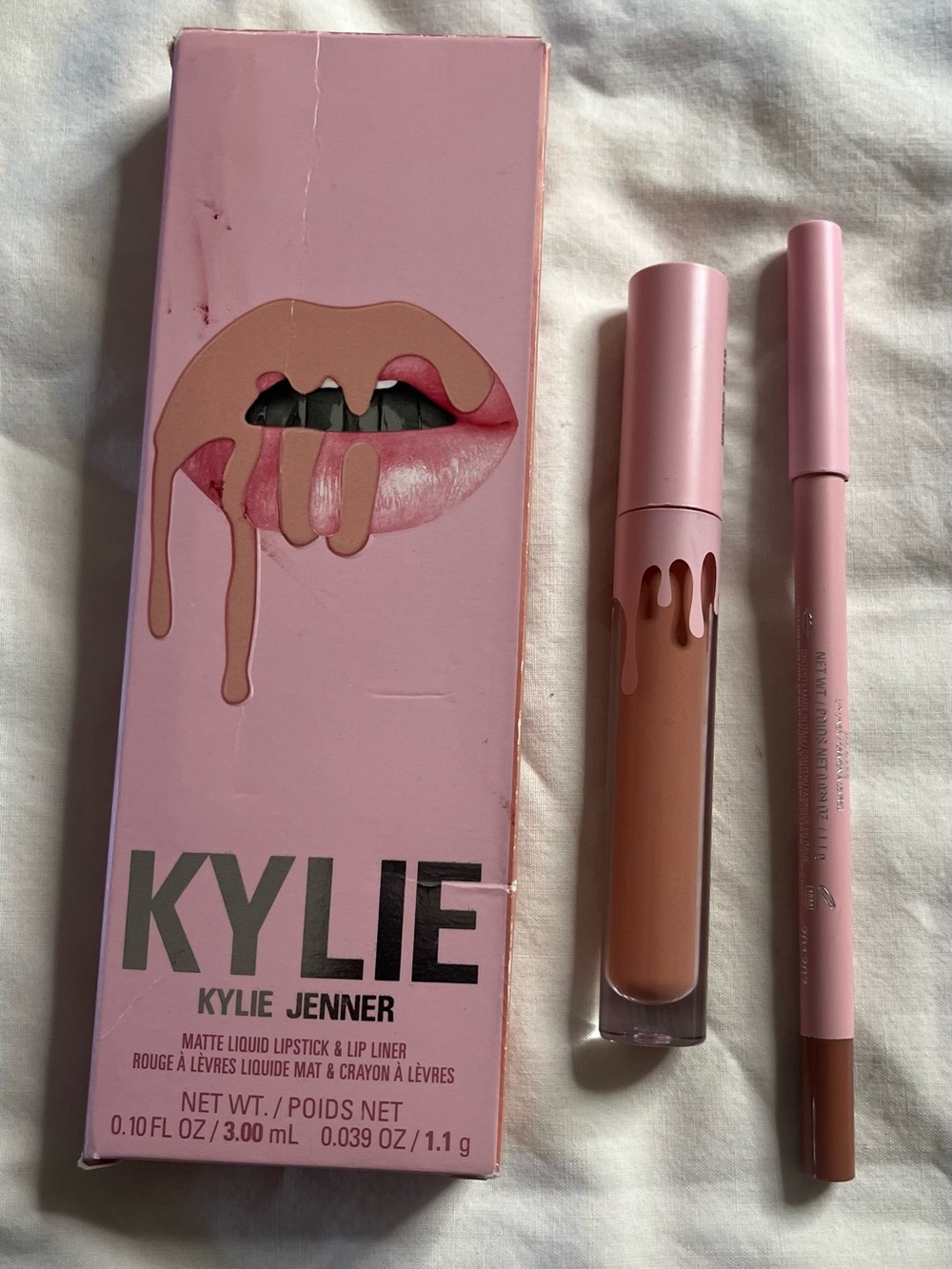 KYLIE Matte Liquid Lipstick & Liner - Bare Matte NEW